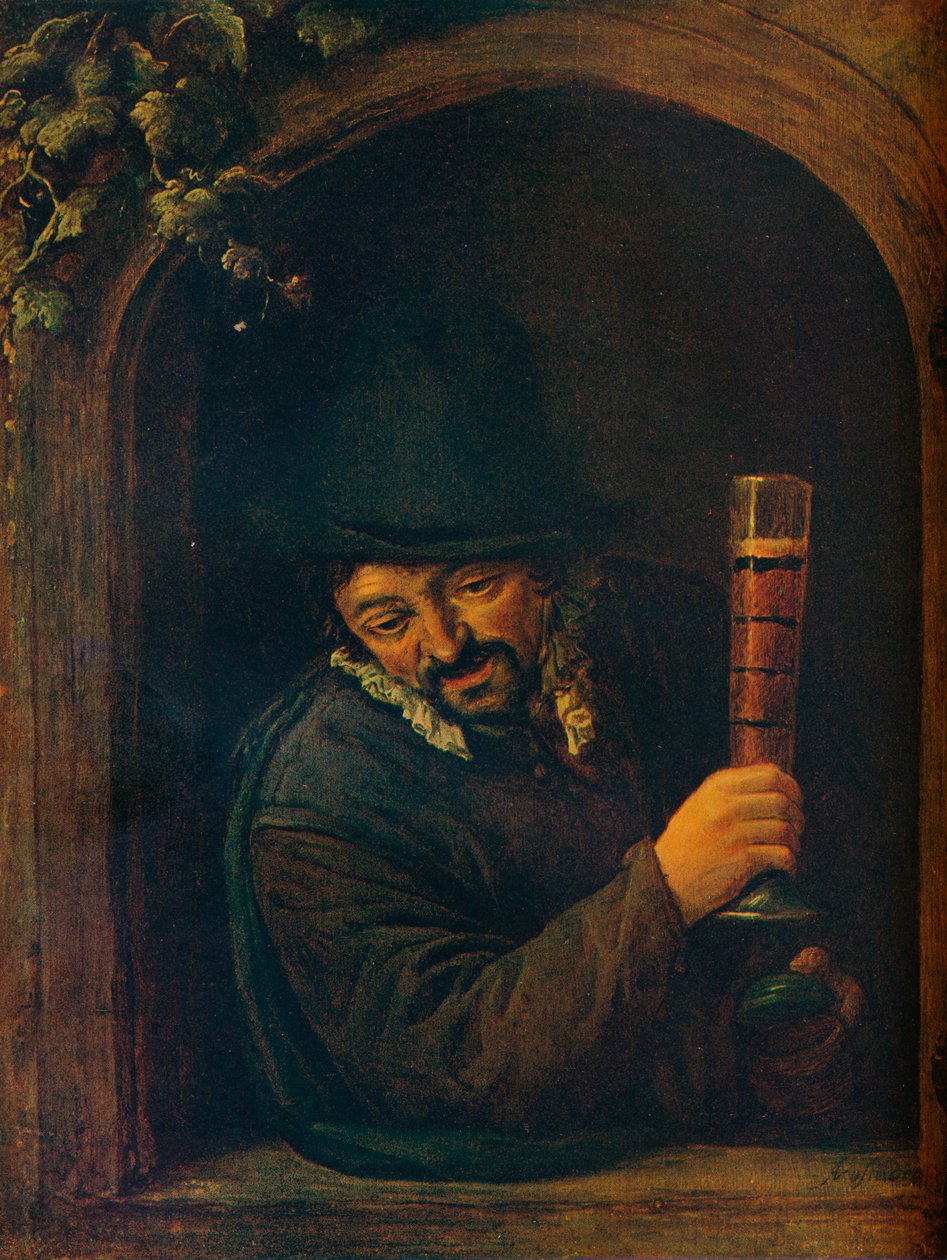 窗边的农民，c1658 作者 阿德里亚恩·扬斯（Adriaen Jansz）。范·奥斯塔德