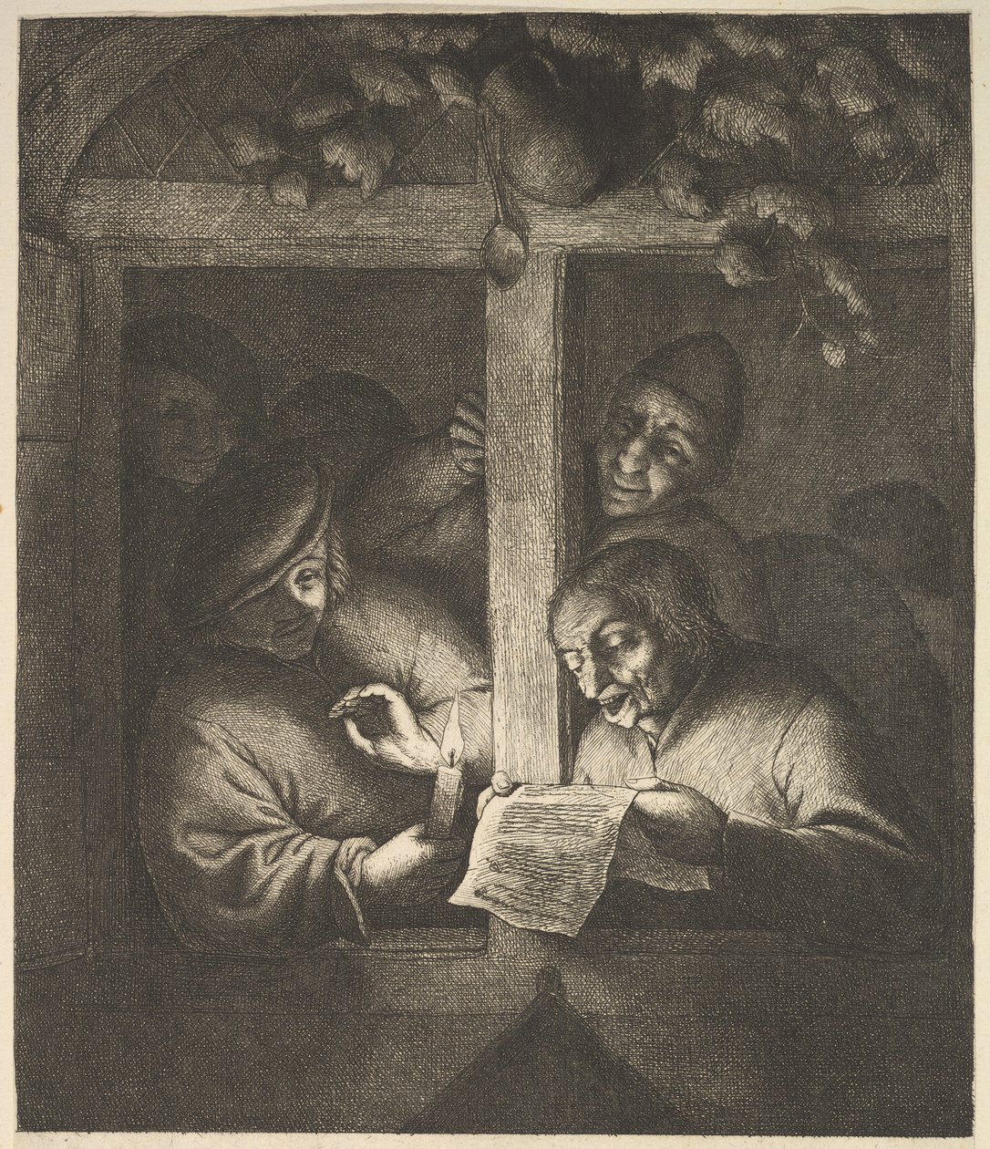 窗户上的歌手，1610-185。 作者 阿德里亚恩·扬斯（Adriaen Jansz）。范·奥斯塔德