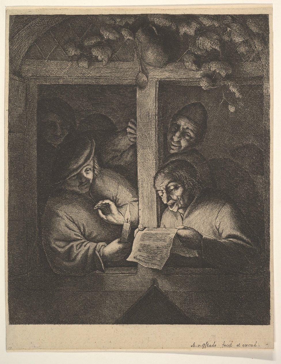 窗户上的歌手，1610-185。 作者 阿德里亚恩·扬斯（Adriaen Jansz）。范·奥斯塔德