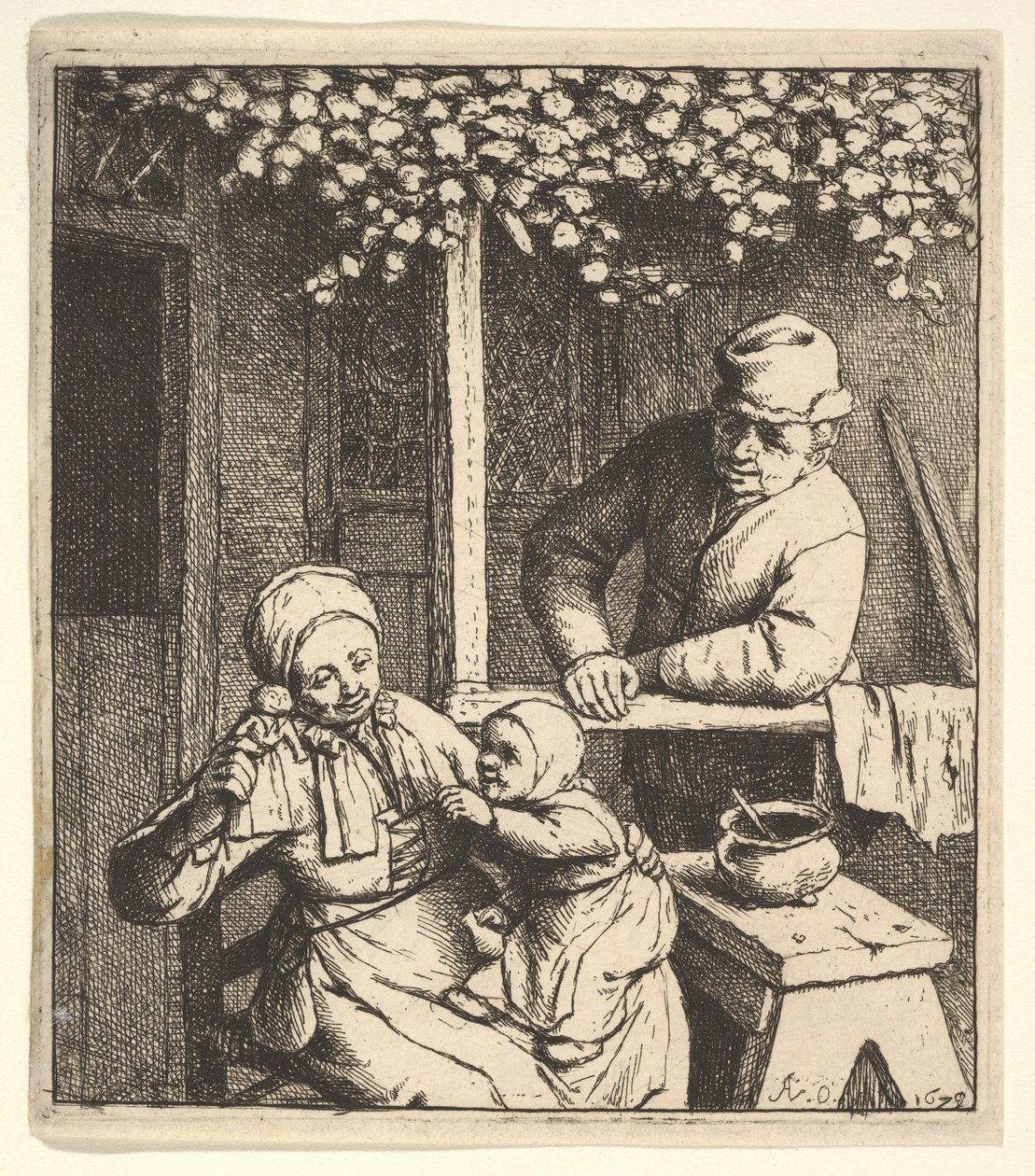 娃娃，1610-185。 作者 阿德里亚恩·扬斯（Adriaen Jansz）。范·奥斯塔德