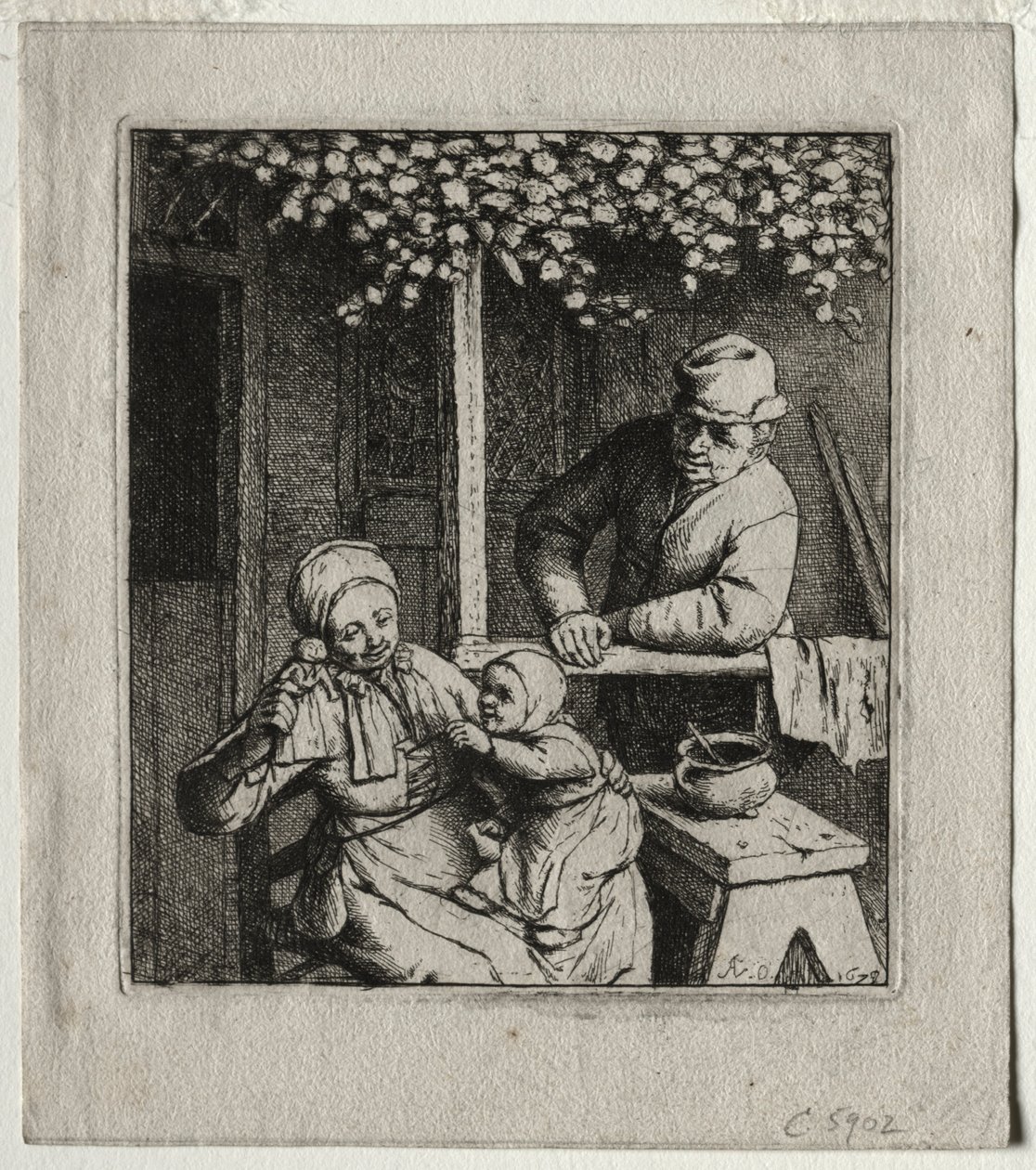 娃娃，1678年。 作者 阿德里亚恩·扬斯（Adriaen Jansz）。范·奥斯塔德