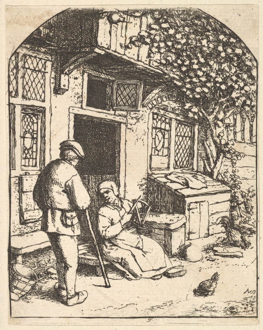 The Winder，1610-185。 作者 阿德里亚恩·扬斯（Adriaen Jansz）。范·奥斯塔德