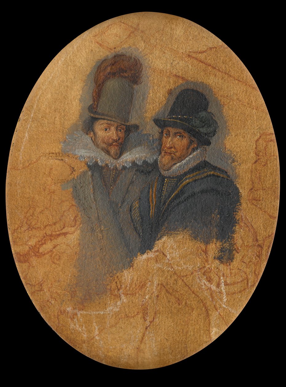 莫里斯王子（1567-1625 年）和弗雷德里克-亨利王子（1584-1647 年）肖像 作者 阿德里亚恩·彼得森·范德文纳