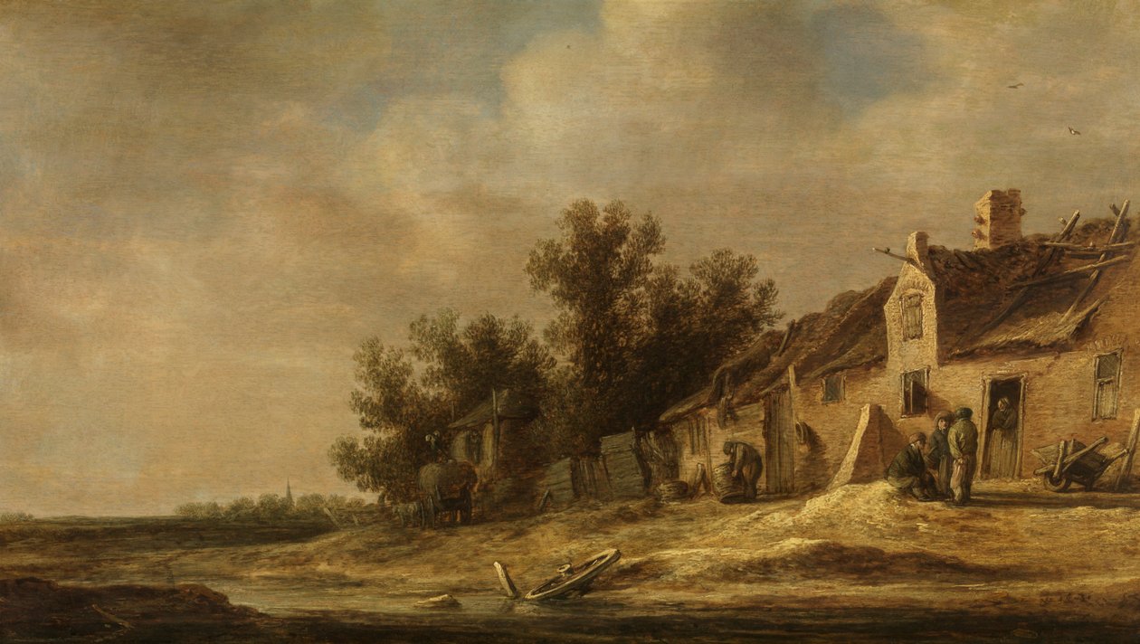 风景（板面油画） 作者 阿德里亚恩·托马斯·基（Adriaen Thomasz Key）