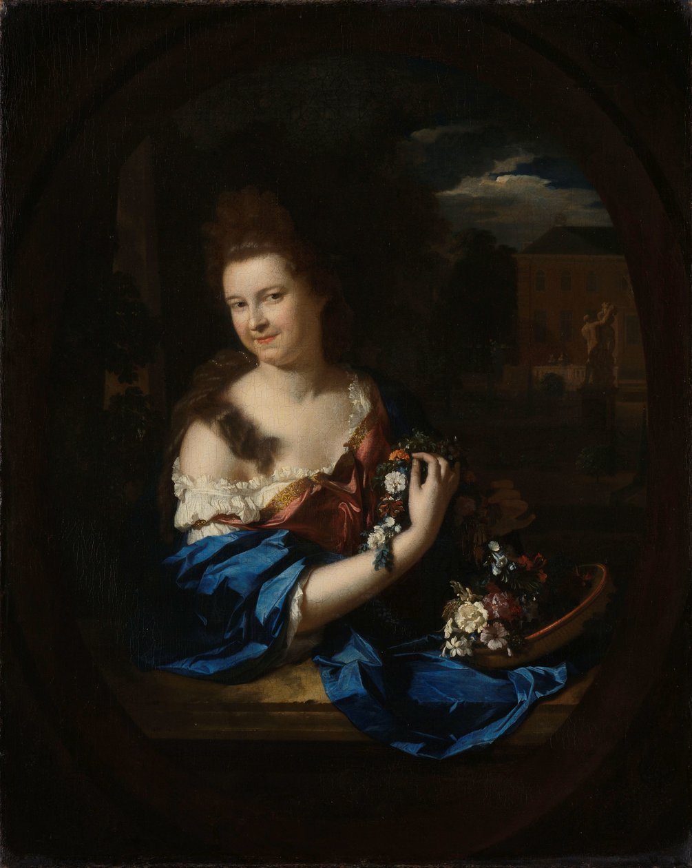 扬-凡-德-波尔（Jan van de Poll）之妻玛格丽塔-伦多尔普（Margaretha Rendorp）肖像 作者 阿德里安·范德沃夫