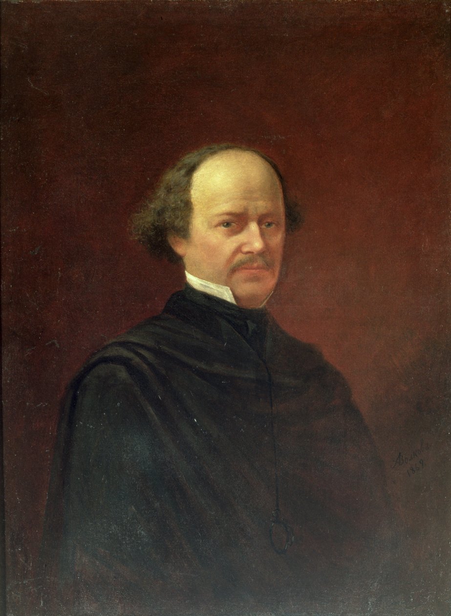 Alexander Dargomyzhski的肖像，1869年 作者 阿德里安·马尔科维奇·沃尔科夫