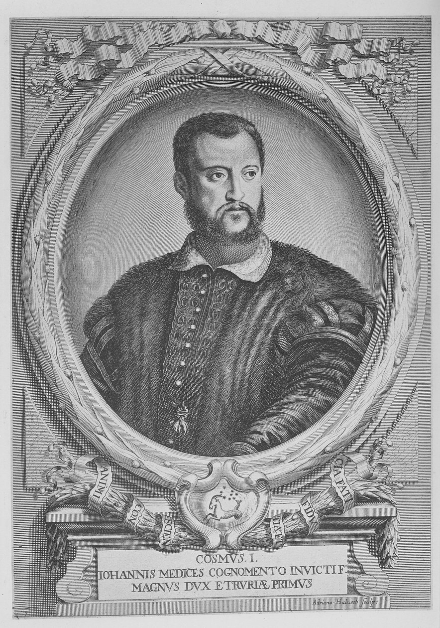 Cosimo I de&39;Medici，托斯卡纳大公 作者 阿德里安·海尔格（Adrian Haelwegh）