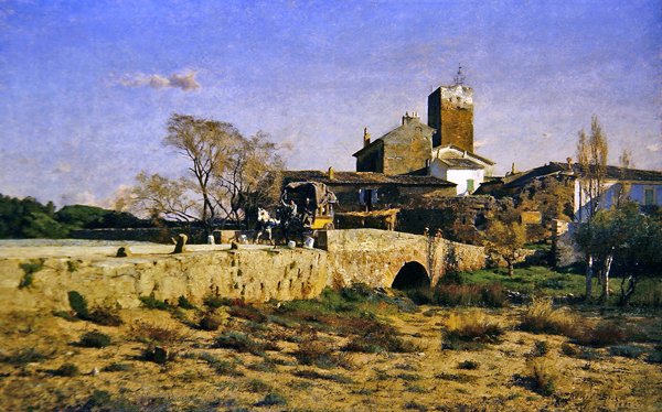 普罗旺斯的冬季午后（法国南部的冬季午后）》（A Winter Afternoon in Provence）。 作者 阿德里安·斯科特·斯托克斯