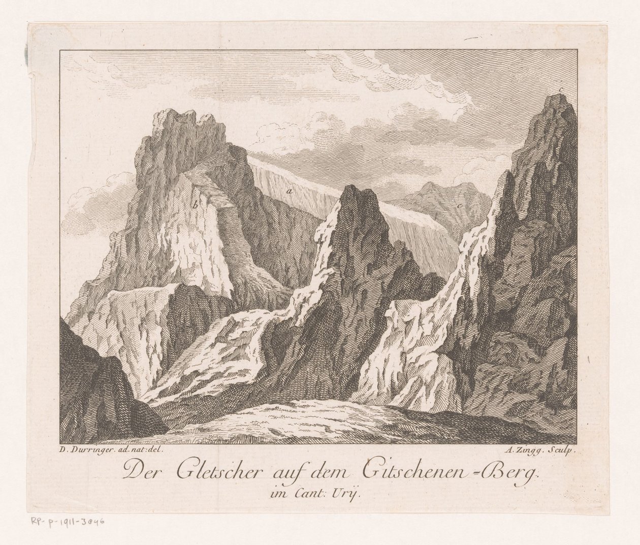 阿尔卑斯山的冰川景观
Der Gletscher auf dem Gitschenen-Berg（标题见实物） 作者 阿德里安·辛格