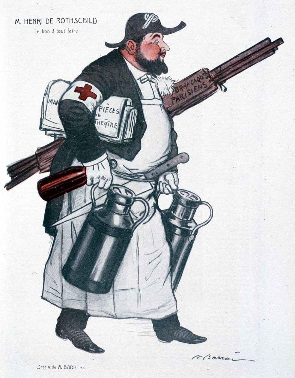 亨利·德·罗斯柴尔德（Henri de Rothschild） - 巴雷尔（Barrère）于 1907 年 1 月 10 日在“幻想曲”中 作者 阿德里安·巴雷尔