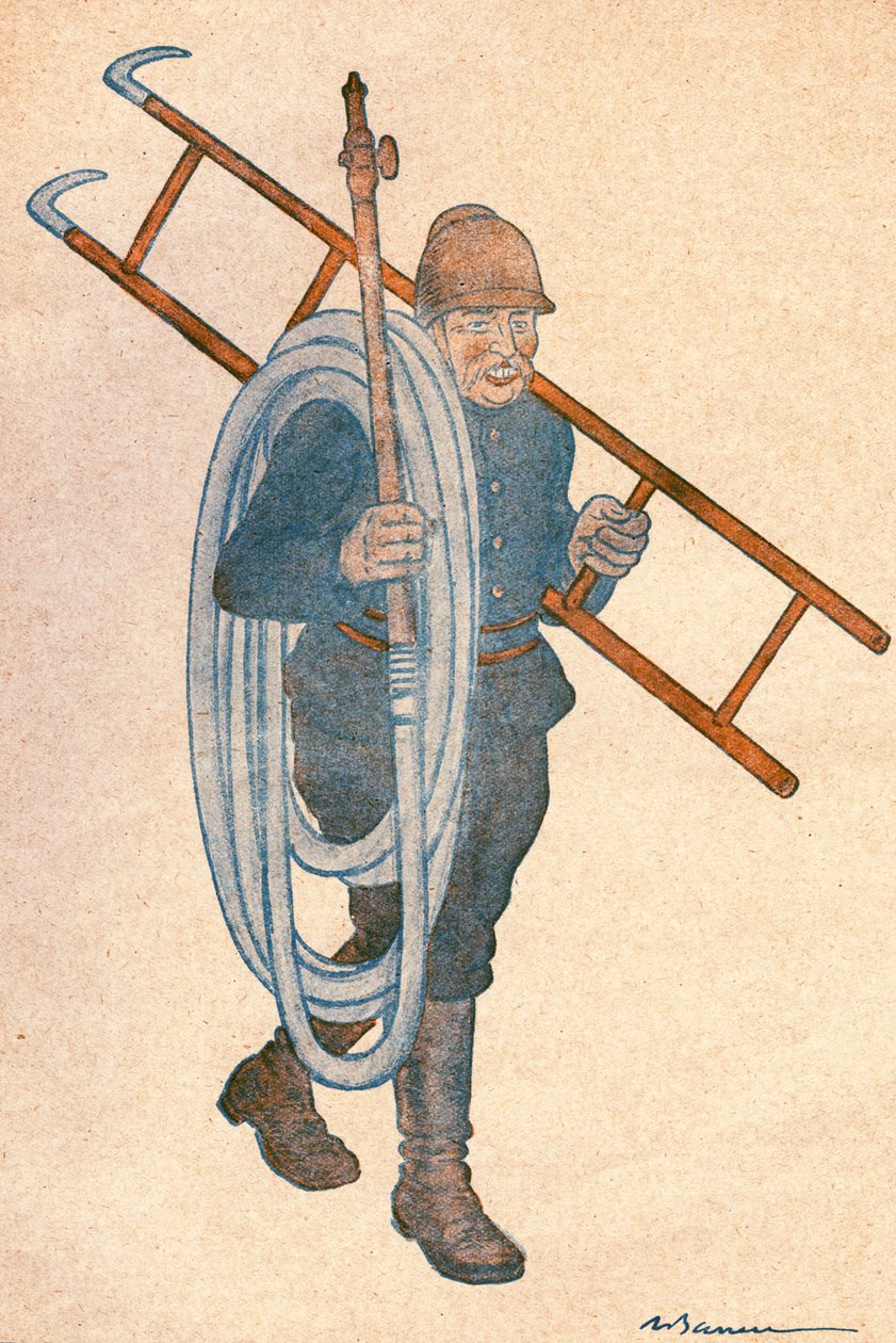 约瑟夫-努伦斯（1864-1944 年），法国政治家。阿德里安-巴雷尔（1874-1931 年）为《幻想曲》4 月 15 日第 204 期绘制的图画 作者 阿德里安·巴雷尔