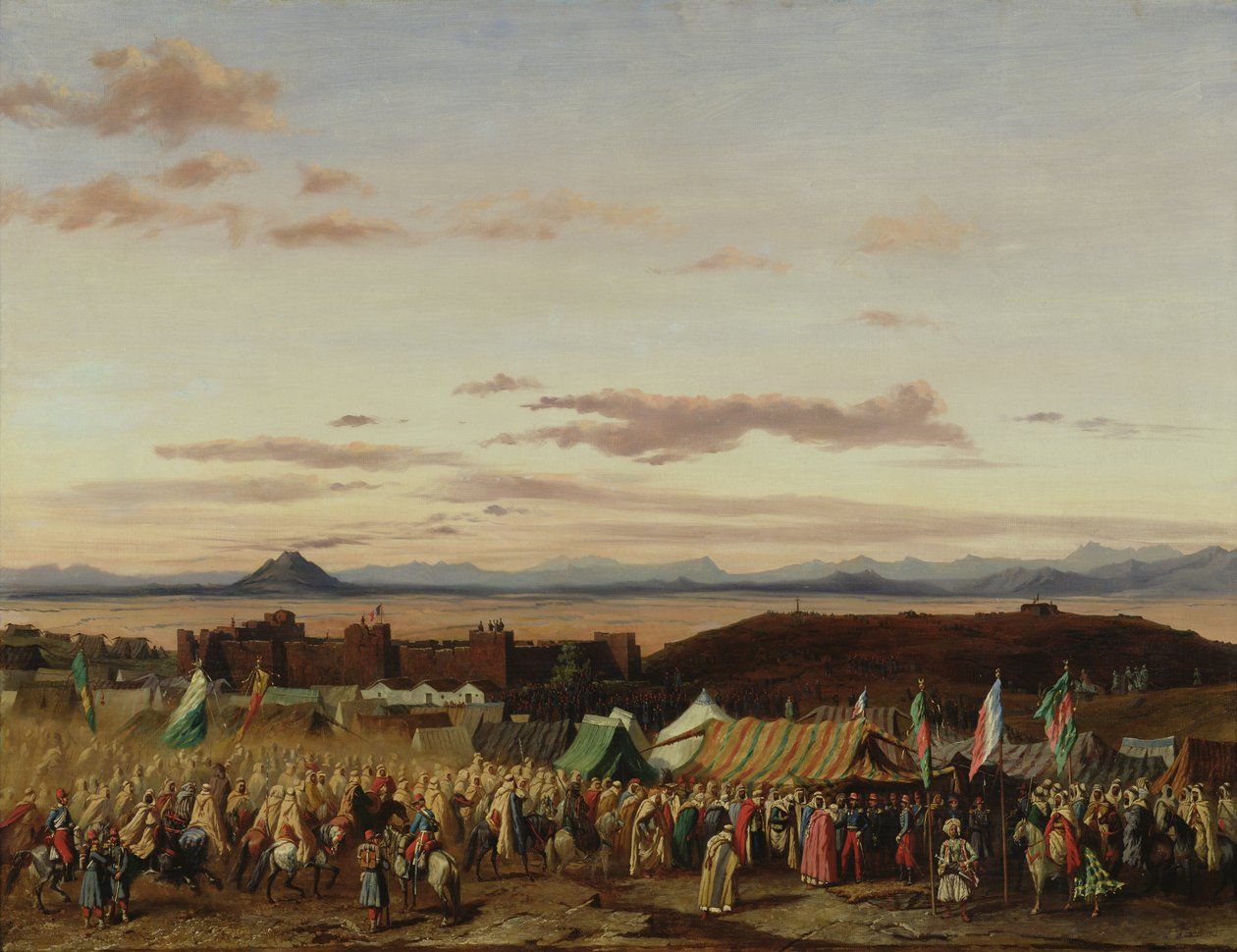 1839年10月21日，1844年征服阿尔及利亚期间的服役 作者 阿德里安·道扎兹（Adrien Dauzats）