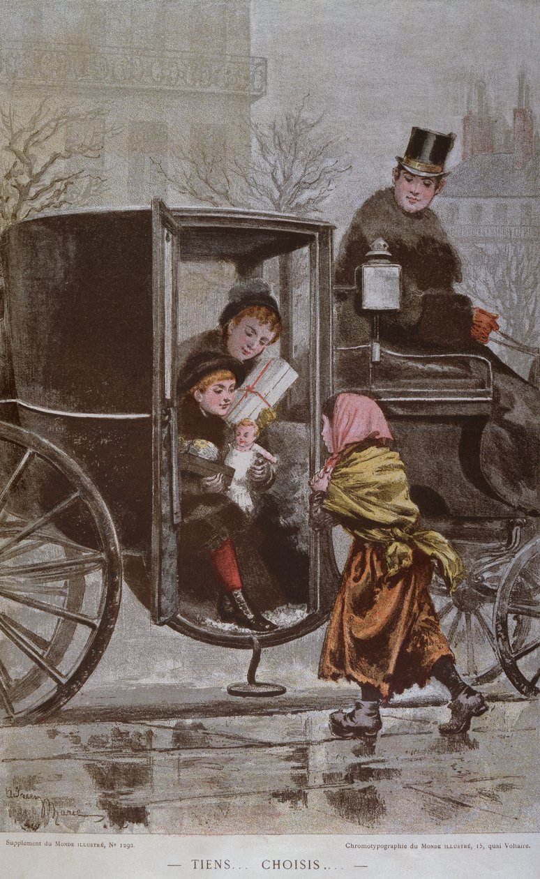 &39;请选择&39;，来自&39;Le Monde Illustre&39;的插图，c.1890 作者 艾德里安·伊曼纽尔·玛丽