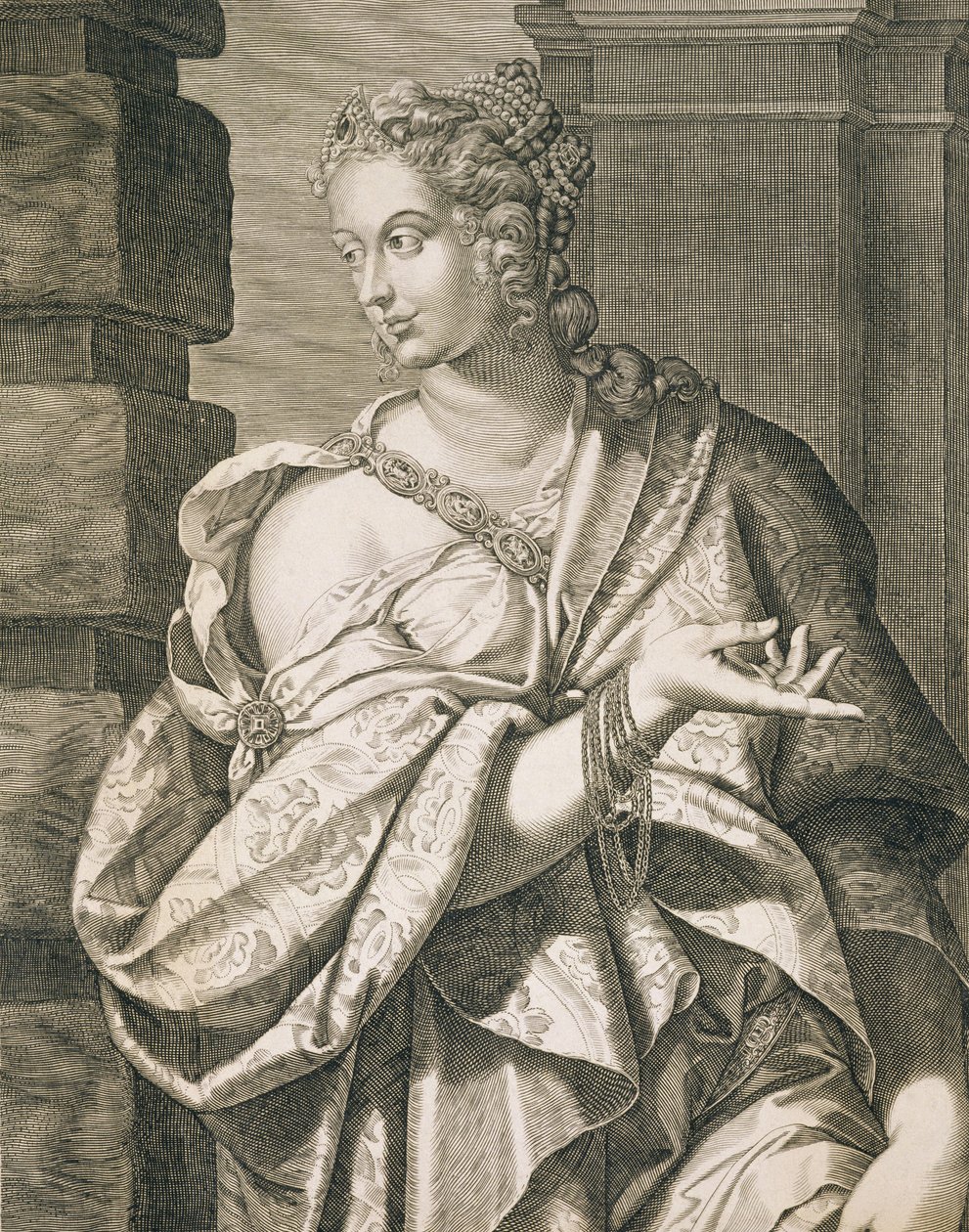 Statilia Messalina Nero的第三任妻子 作者 Aegidius Sadeler或Saedeler