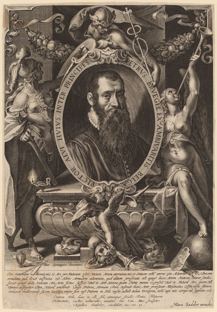 年轻的彼得-勃鲁盖尔 作者 Bartholomaeus Spranger 之后的 Aegidius Sadeler II