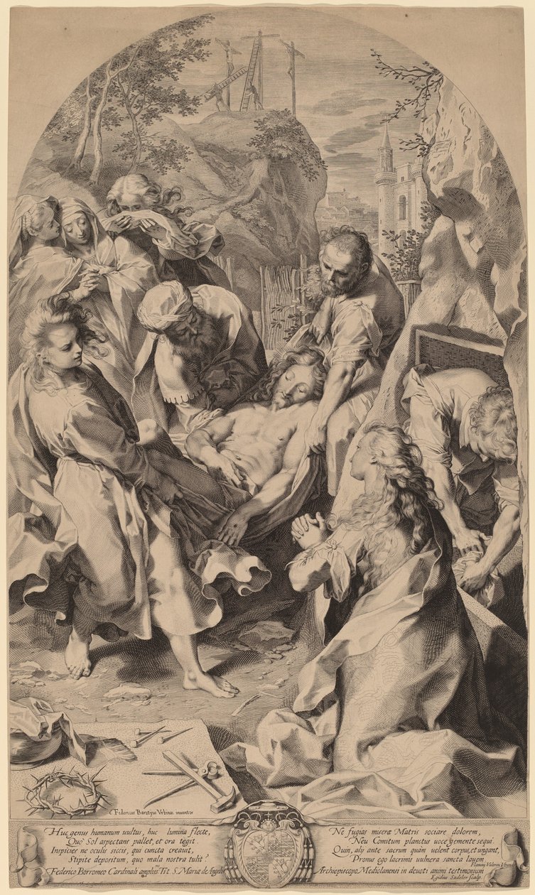 埋葬》（The Entombment 作者 费德里科·巴罗奇之后的埃吉迪乌斯·萨德勒二世