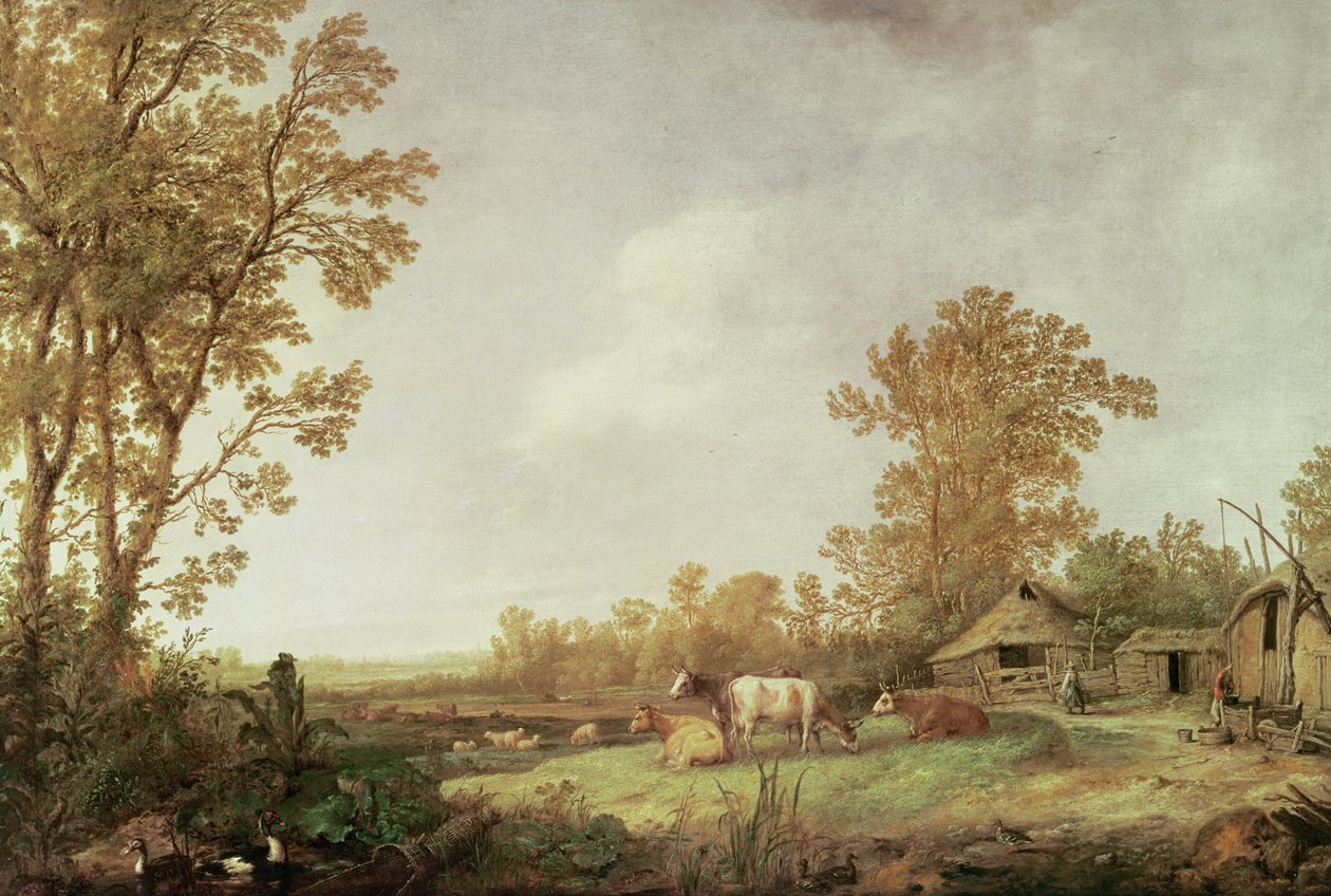 农场现场 作者 艾伯特·奎普（Aelbert Cuyp）