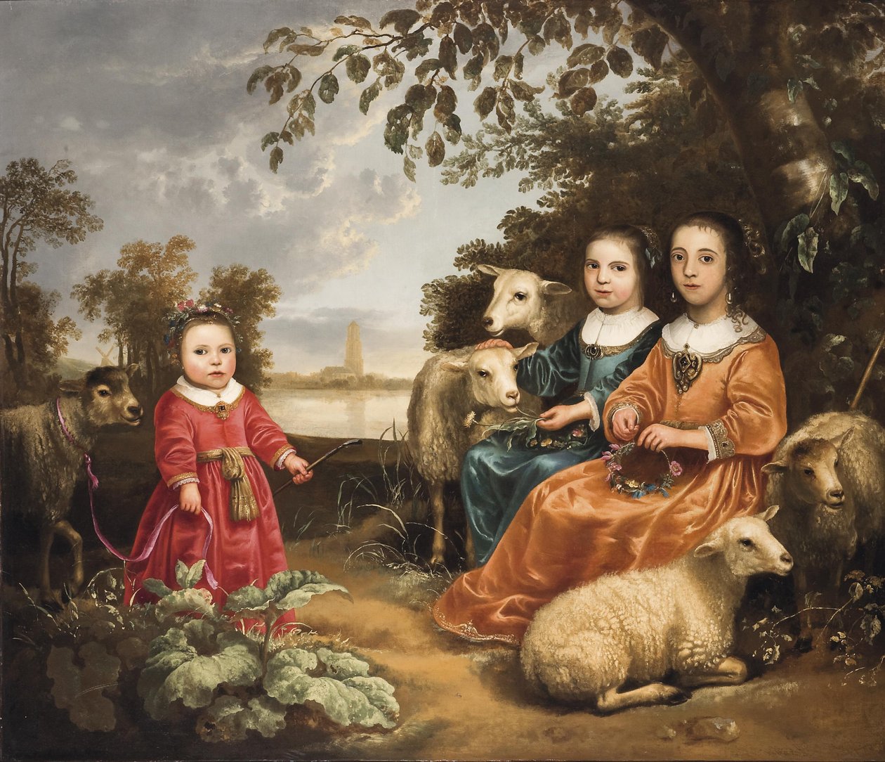 风景的女孩 作者 艾伯特·奎普（Aelbert Cuyp）