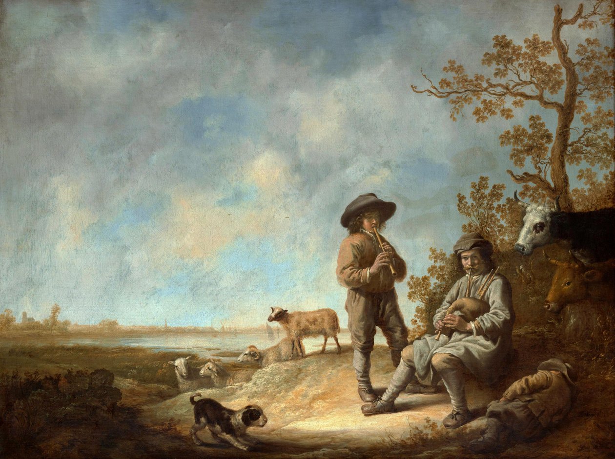 管牧羊人 作者 艾伯特·奎普（Aelbert Cuyp）