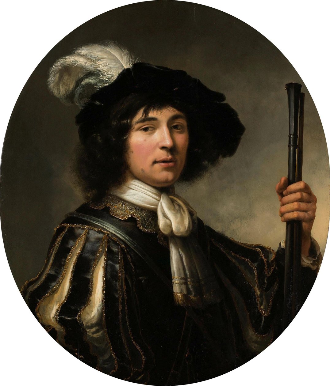一名年轻男子的画像 作者 艾伯特·奎普（Aelbert Cuyp）