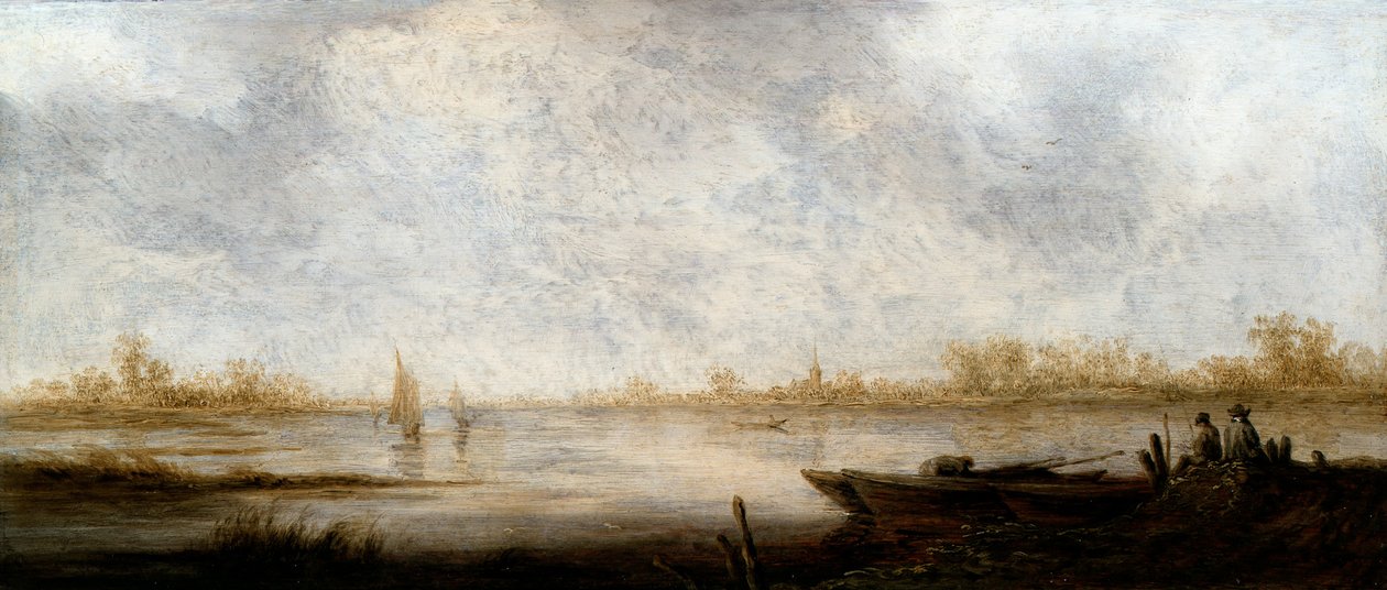 河流景观 作者 艾伯特·奎普（Aelbert Cuyp）