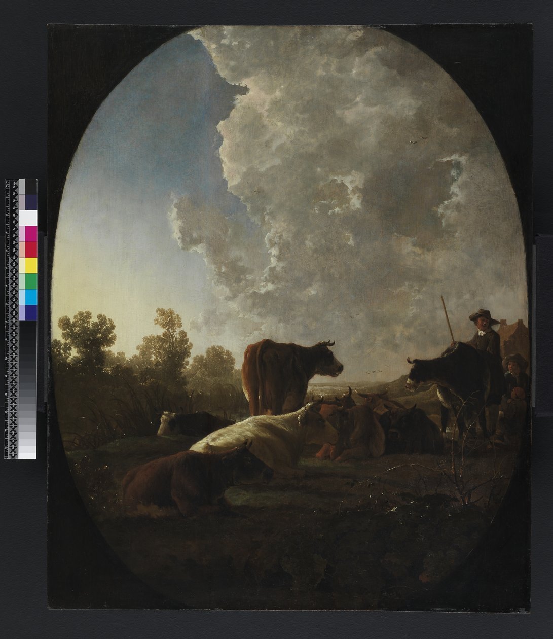 雨后的日落，c.1648-52 作者 艾伯特·奎普（Aelbert Cuyp）