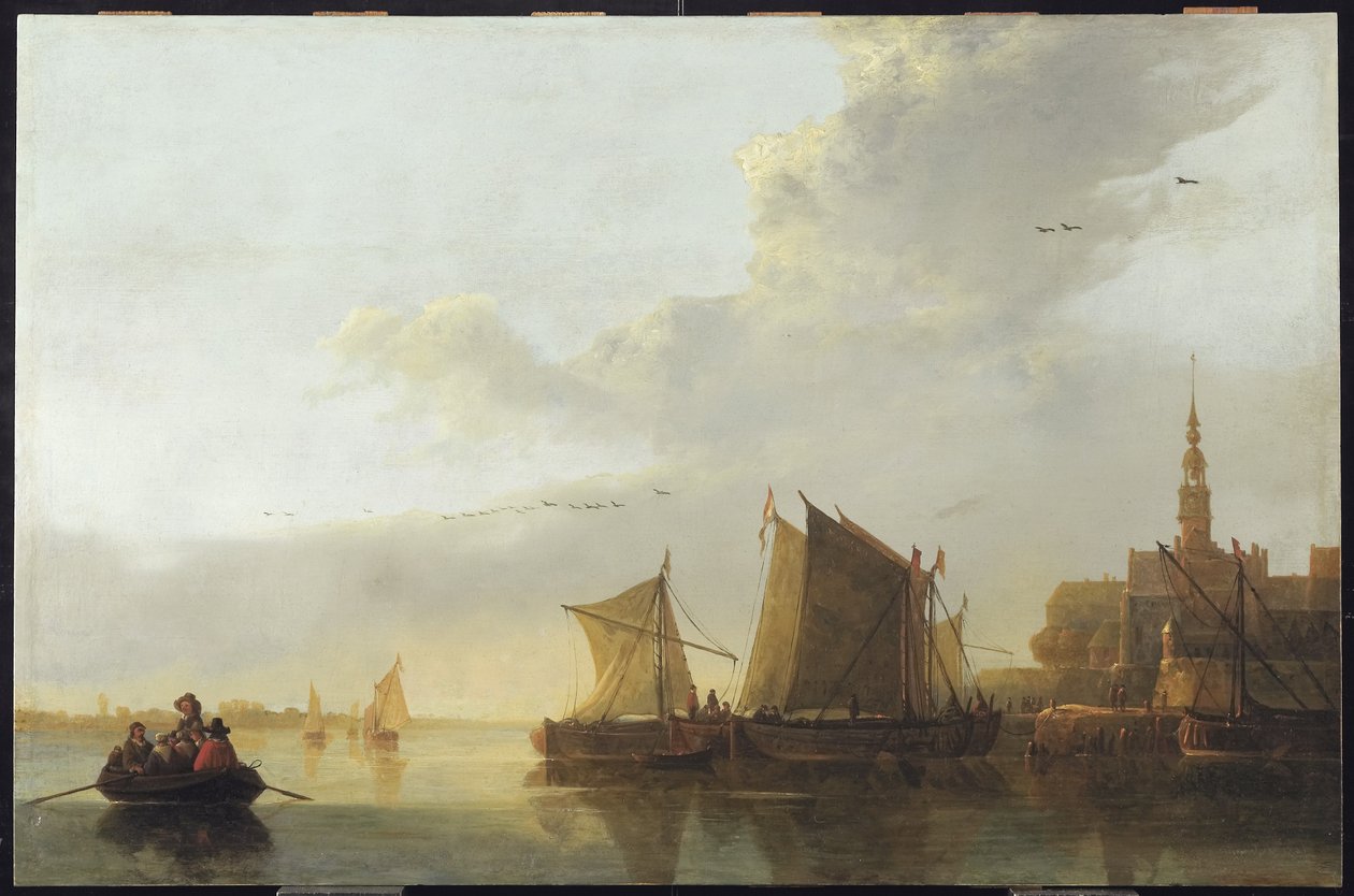 多德雷赫特的视图，c.1655 作者 艾伯特·奎普（Aelbert Cuyp）