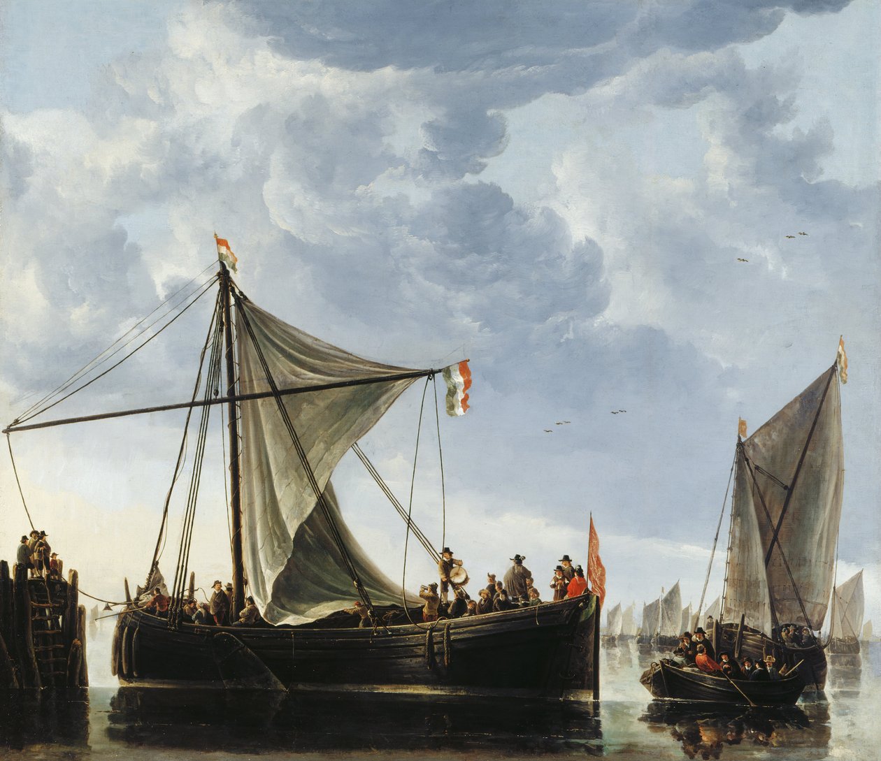 通道船 作者 艾伯特·奎普（Aelbert Cuyp）