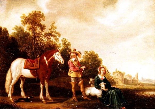 格拉尼达和戴菲罗 作者 Aelbert (学校) Cuyp