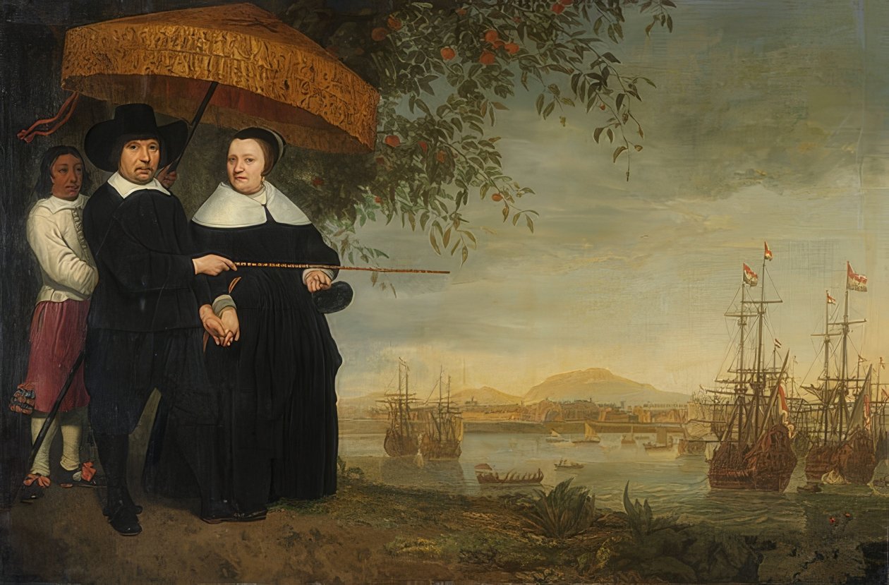荷兰东印度公司（VOC）的商人。约于1640-60年 作者 艾伯特·奎普（Aelbert Cuyp）