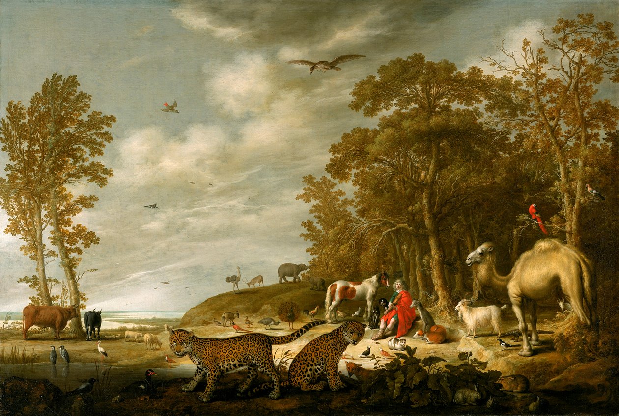 奥菲斯为动物们演奏 作者 艾伯特·奎普（Aelbert Cuyp）