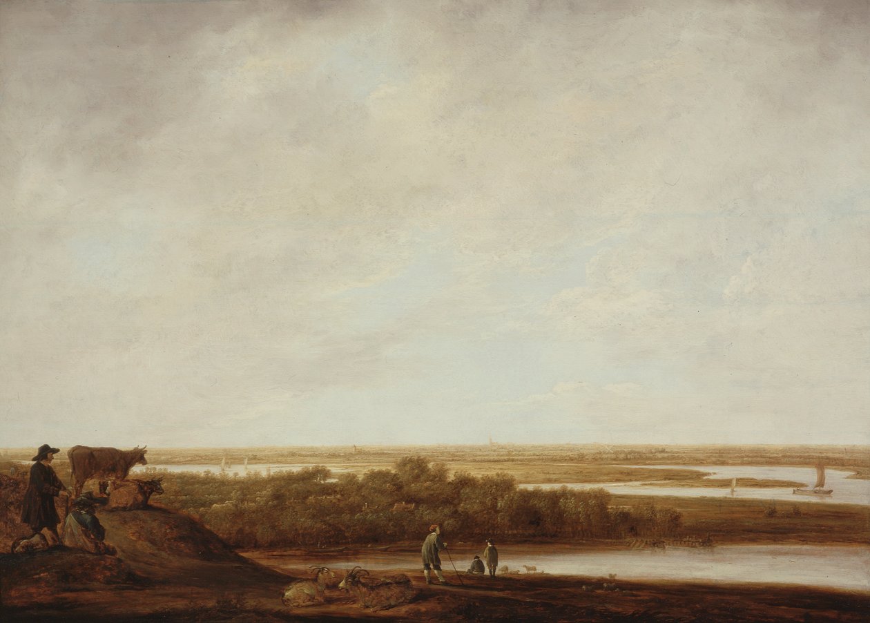牧羊人全景 作者 艾伯特·奎普（Aelbert Cuyp）