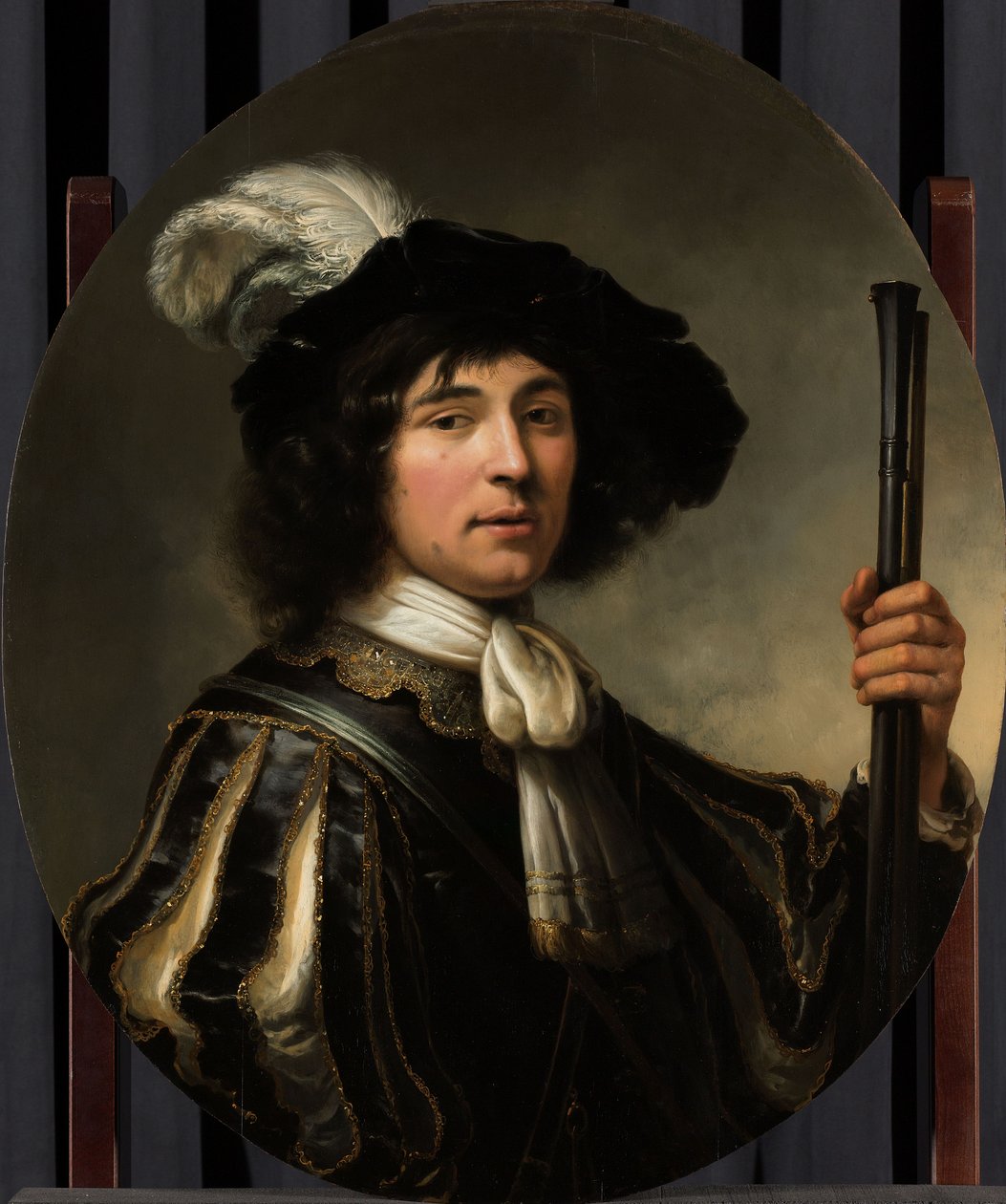 一个年轻人的肖像 作者 艾伯特·奎普（Aelbert Cuyp）