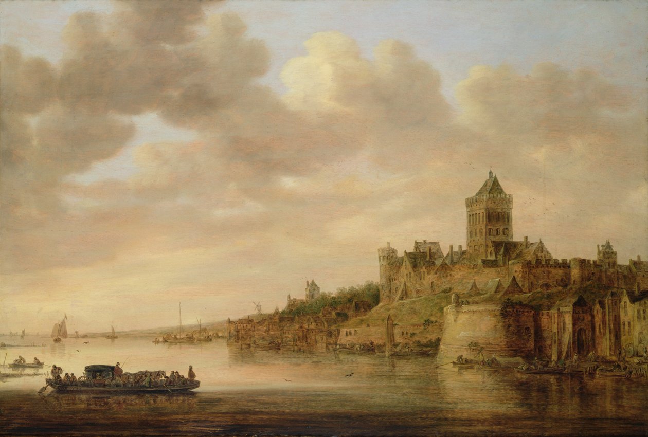 1650年在奈梅亨的Valkhof 作者 艾伯特·奎普（Aelbert Cuyp）