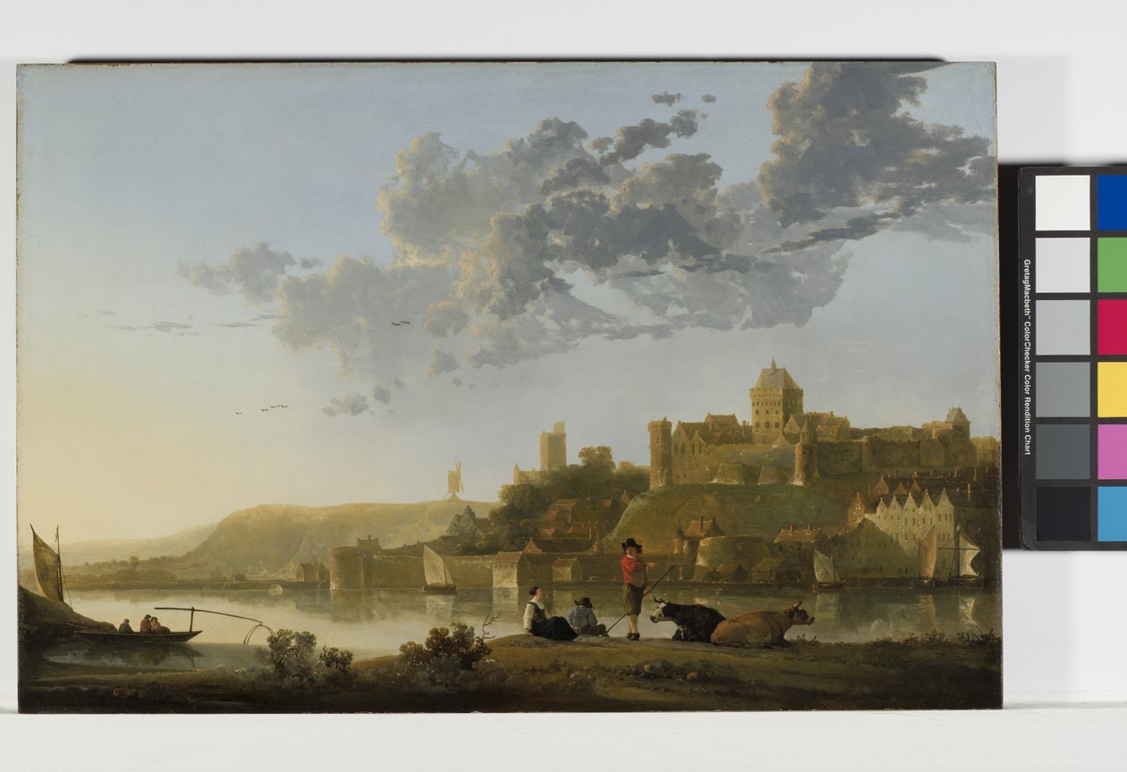 奈梅亨的瓦尔霍夫，约 1652-1654 年（木板油画） 作者 艾伯特·奎普（Aelbert Cuyp）