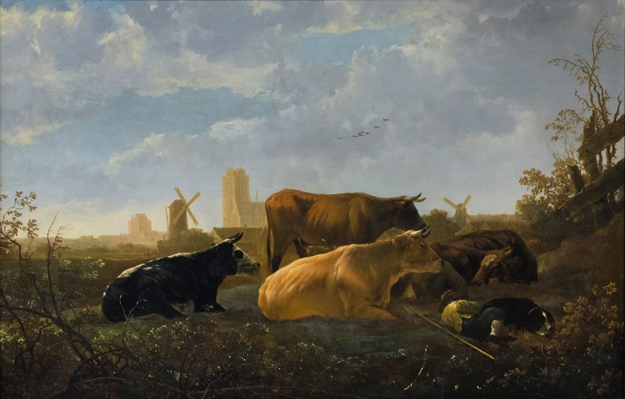 小多特》，约 1650-52 年（橡木上的油彩） 作者 艾伯特·奎普（Aelbert Cuyp）