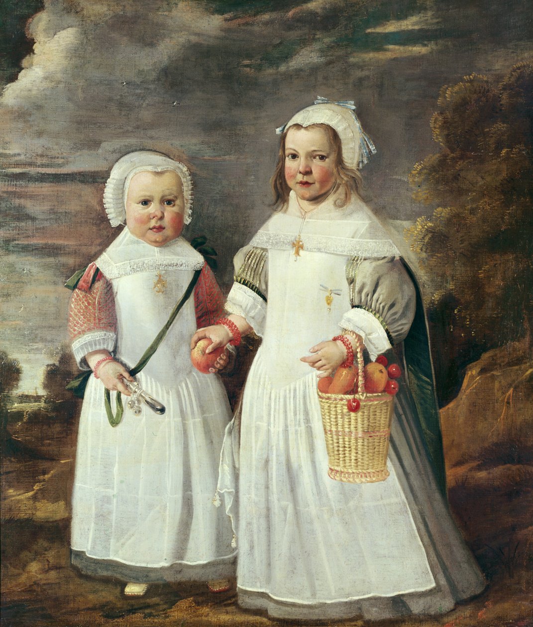 风景的两个女孩 作者 艾伯特·奎普（Aelbert Cuyp）