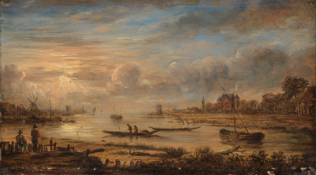 日出河景 作者 Aert van der Neer（复制后）