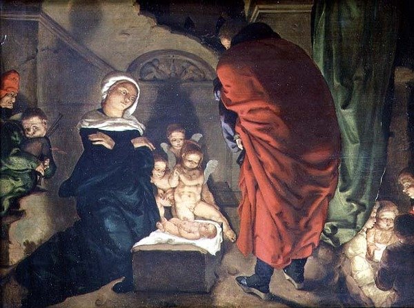 耶稣诞生（布面油画 作者 Aertgen Claesz van Leyden