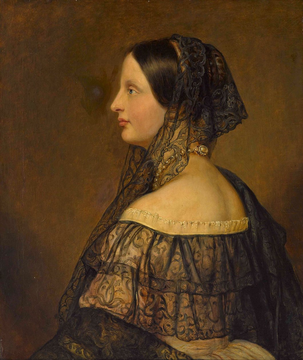 巴伐利亚公主Auguste Ferdinande，奥地利托斯卡纳的Archduchess 作者 约瑟夫·卡尔·斯蒂勒