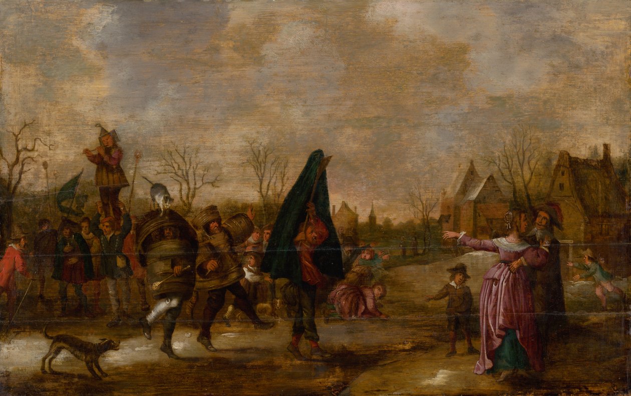嘉年华游行 作者 在Adriaen van de Venne之后