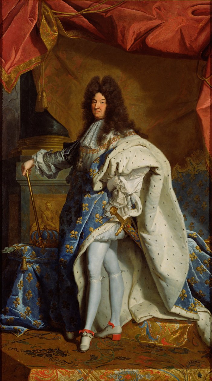 路易十四的肖像 作者 在Hyacinthe Rigaud之后