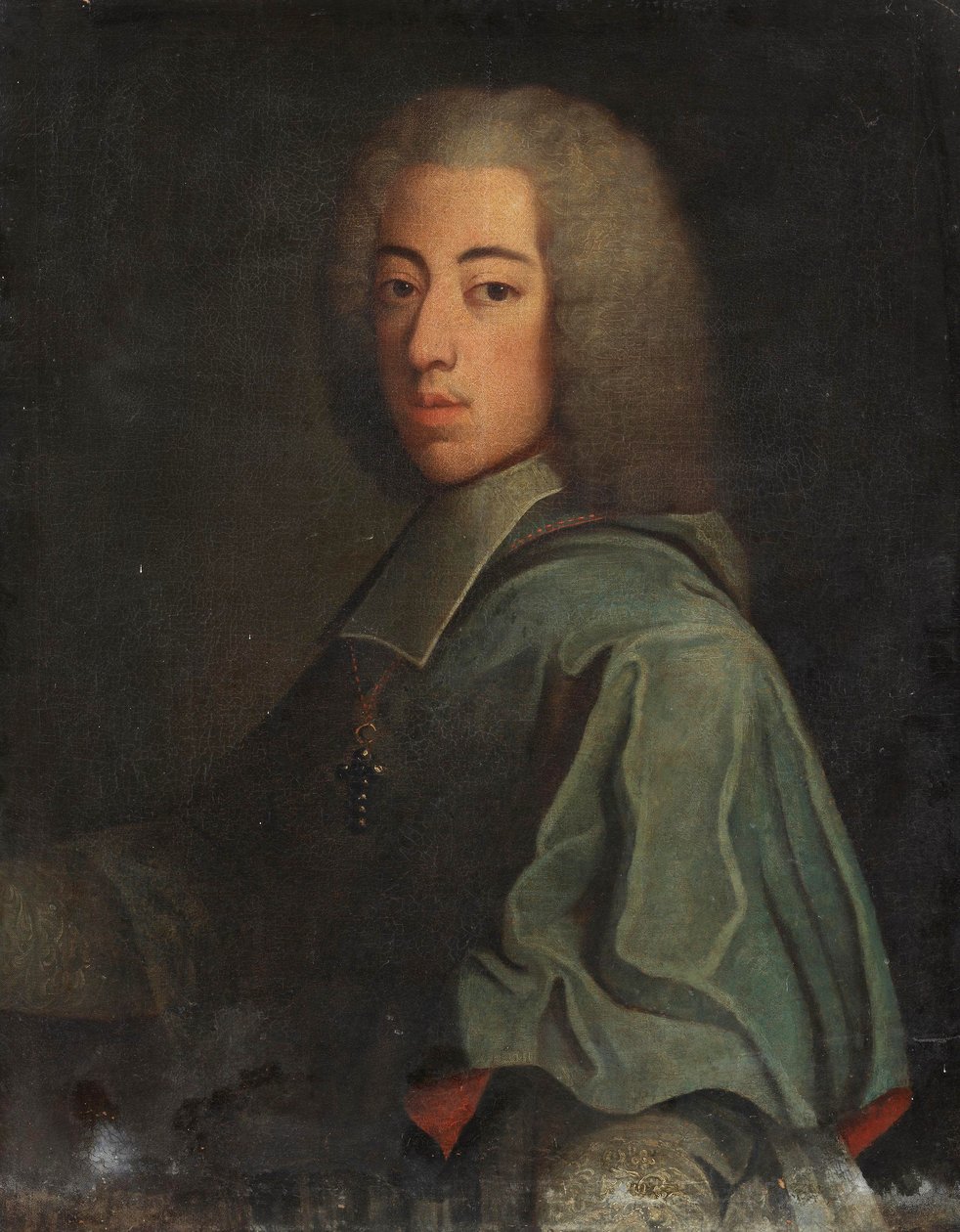 德文：巴伐利亚选帝侯马克思-伊曼纽尔之子约翰-西奥多（1703-1763 年）肖像 巴伐利亚选帝侯马克思-伊曼纽尔之子约翰-西奥多 作者 在约瑟夫·维维恩之后