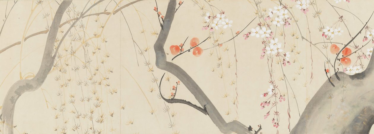 四季之花》，1815年。 作者 酒井保佑之后