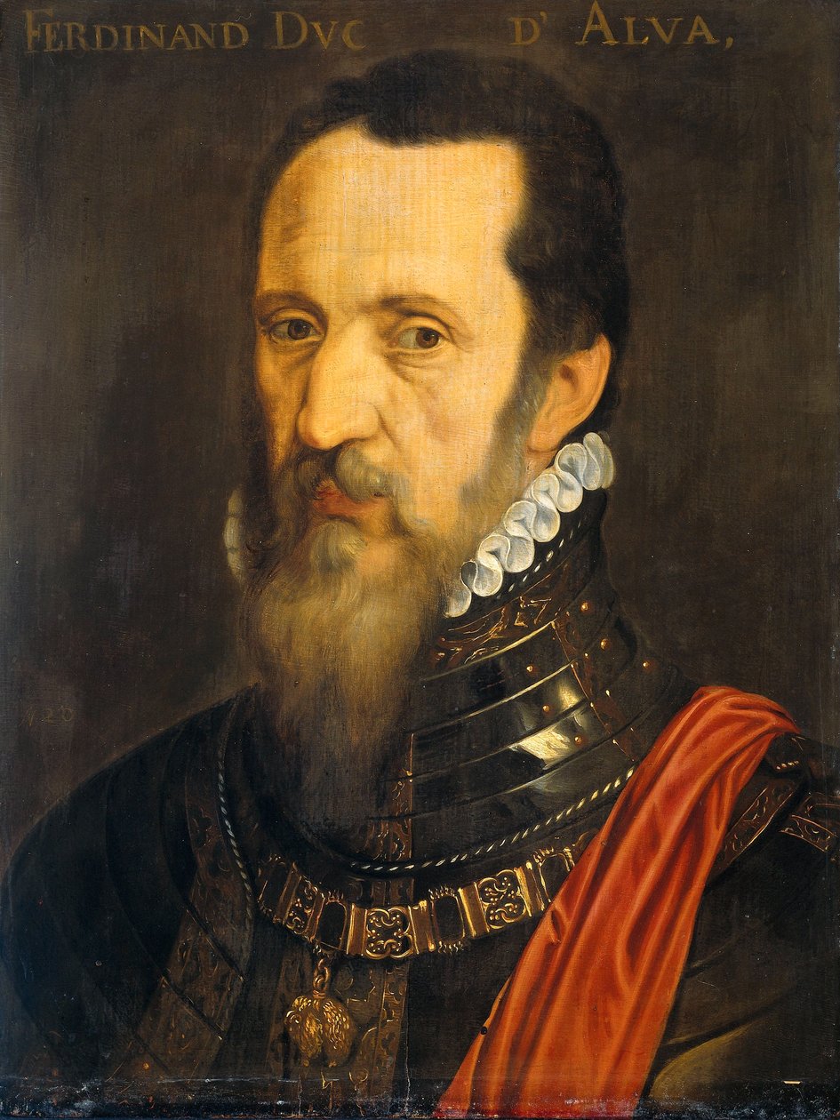 阿尔巴公爵费尔南多-阿尔瓦雷斯-德-托莱多（1507-1582 年）肖像 作者 在威廉基之后