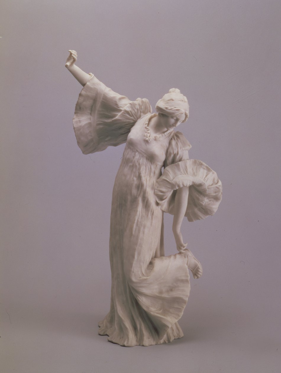 舞者，来自桌子中心，Sevres，1900（饼干） 作者 阿加森·伦纳德（Agathon Leonard）