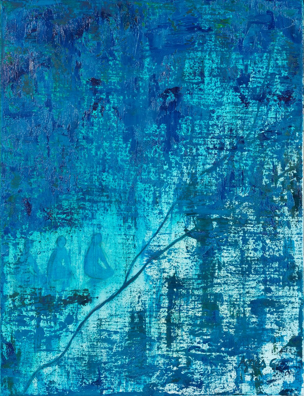 时间1 , 2018 （布面油画） 作者 艾格尼丝·吉拉登