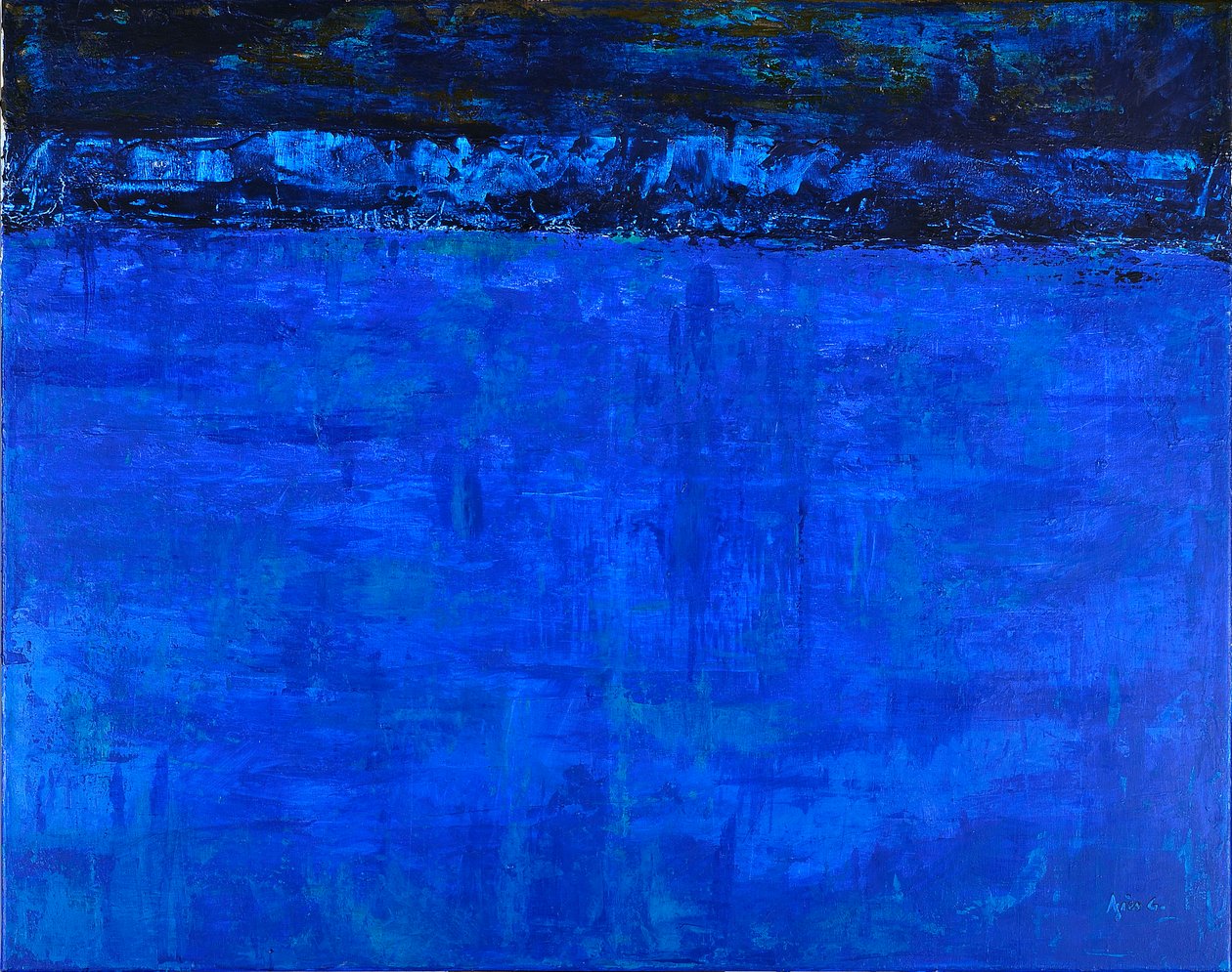 Untitled 3, 2017 (acrylic on canvas) 作者 艾格尼丝·吉拉登