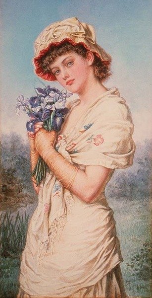 鸢尾花 作者 艾格尼丝·尼科尔（Agnes Nicholl）