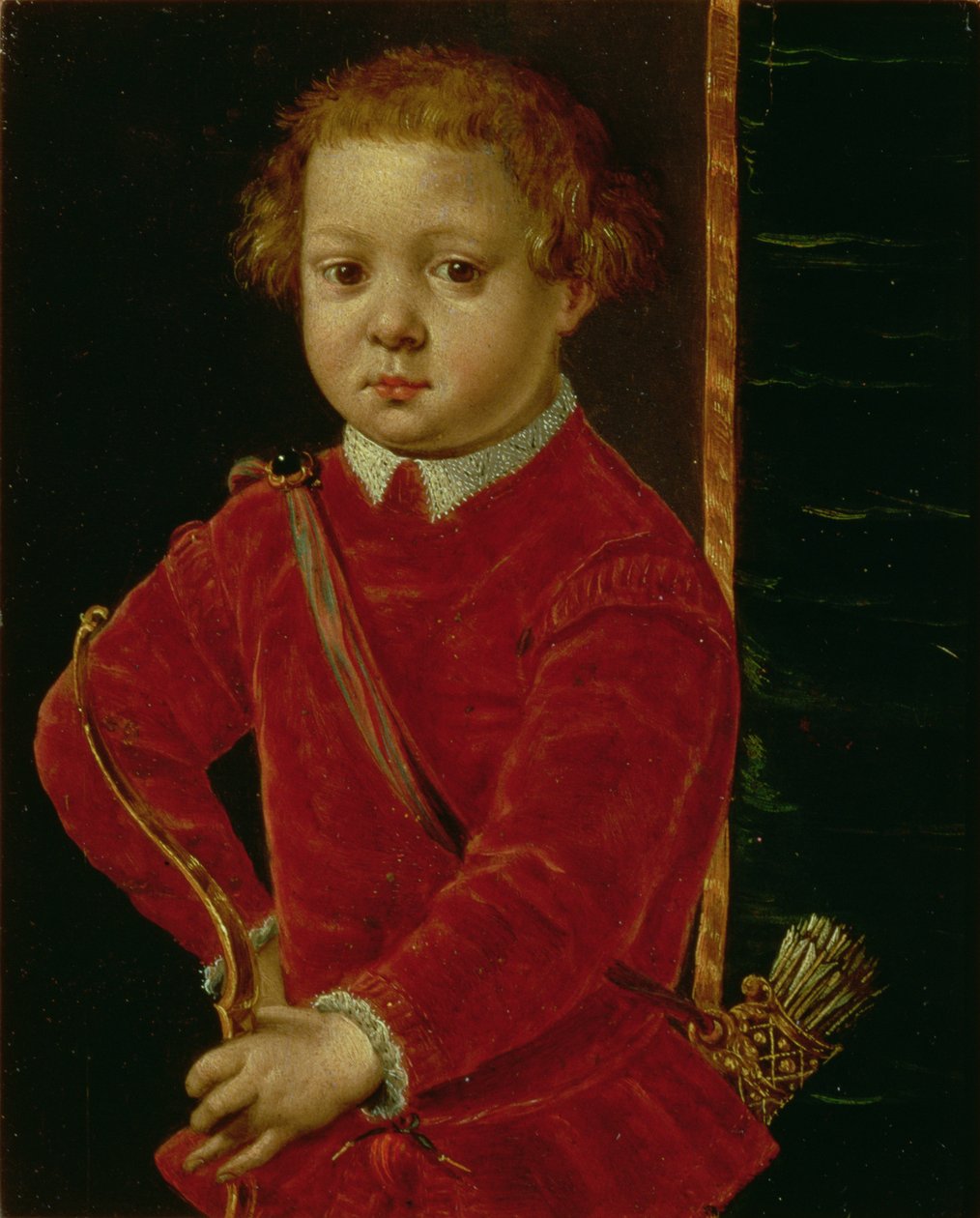 Don Garzia de&39;Medici的肖像（b.1547）（小组） 作者 Agnolo Bronzino